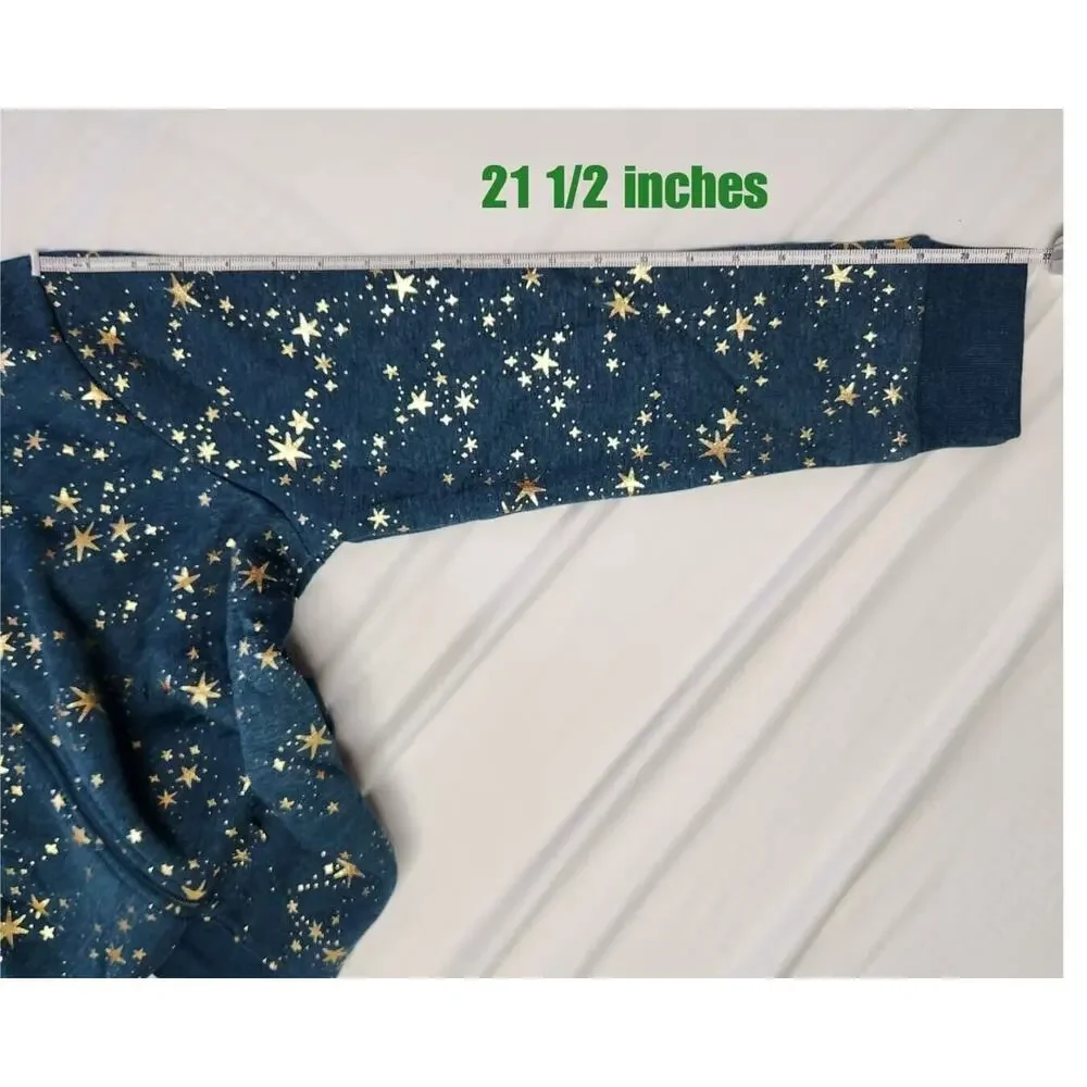 Girls' Printed Zip-Up Fleece Hoodie by Cat & Jack XXL (18) Plus - Picture 5 of 8